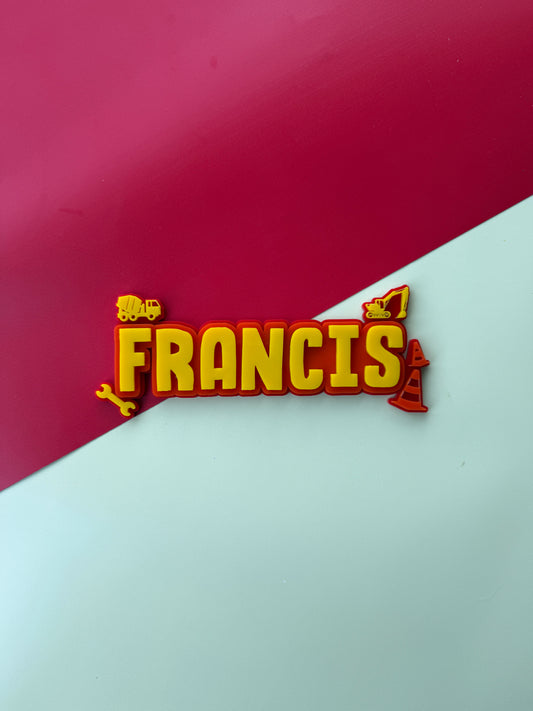 Construction Triple Layer Custom Acrylic Name Plaque