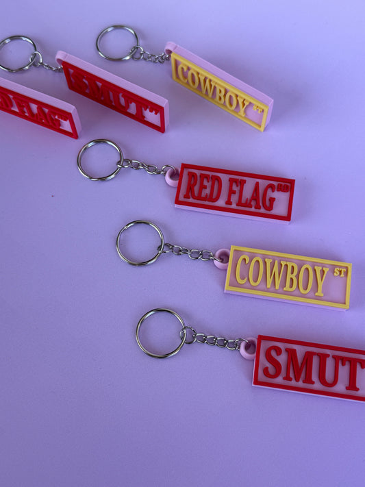 Mini Library Sign Keychain