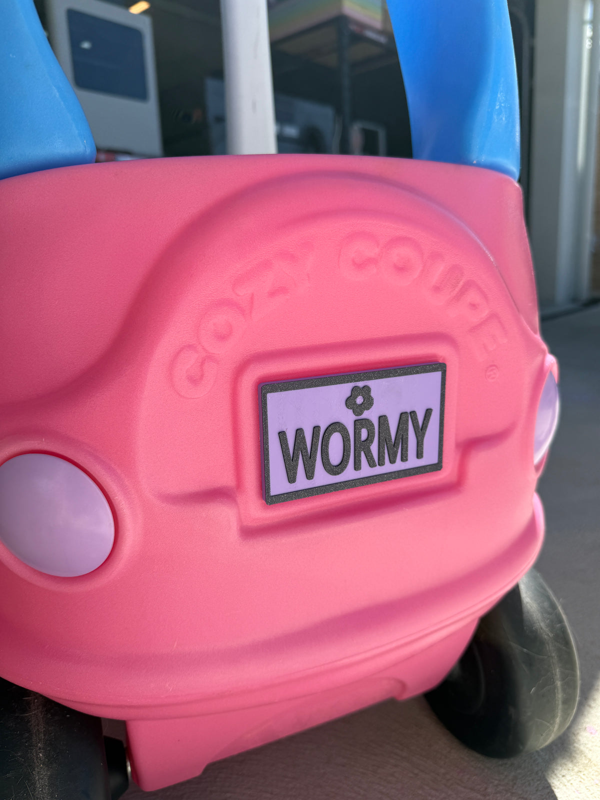 Cosy Coupe Numberplate