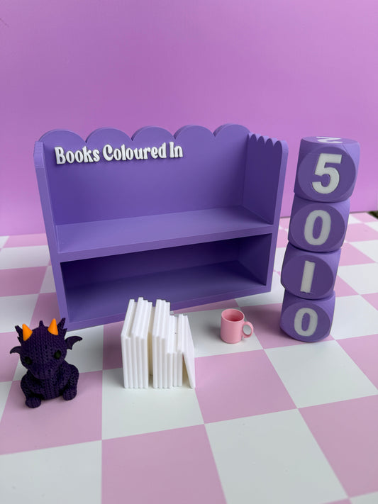 Colouring In Bookshelf