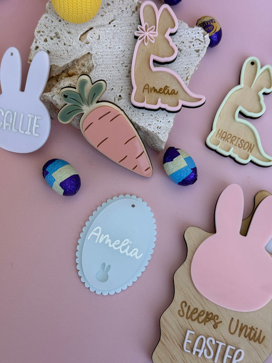Easter Scalloped Gift Tag