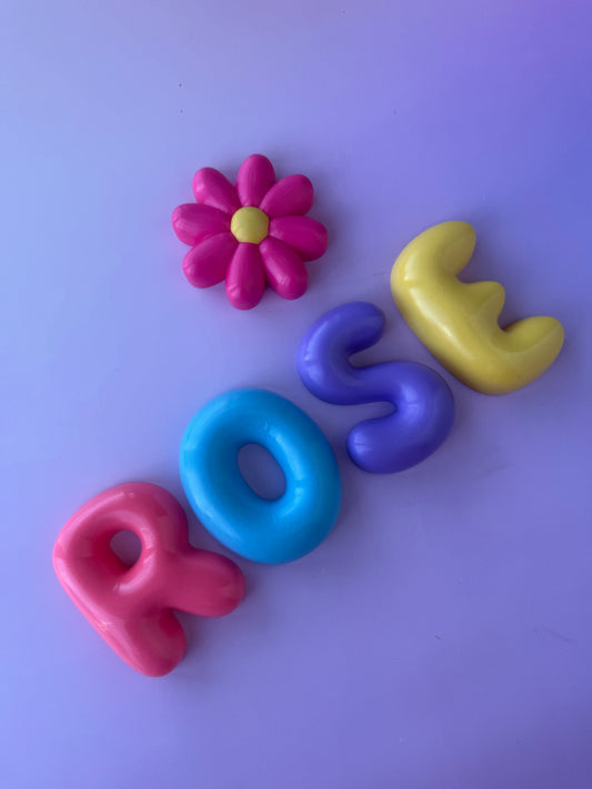 Glossy Bubble Letters 12cm