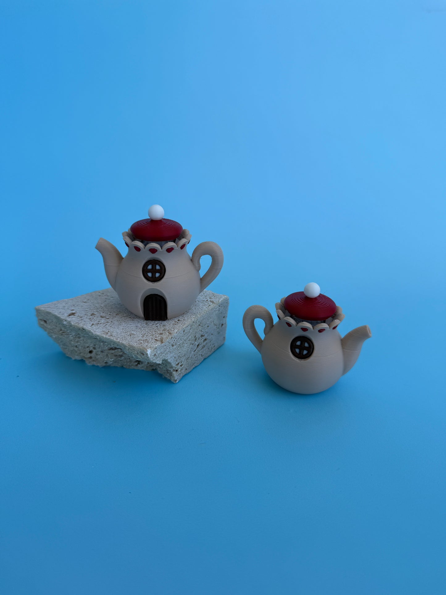 Teacup Cottage Clicker & Keychain