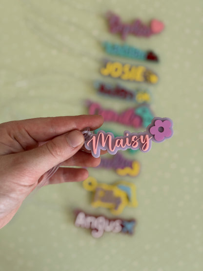 Personalised Name Bag Tags