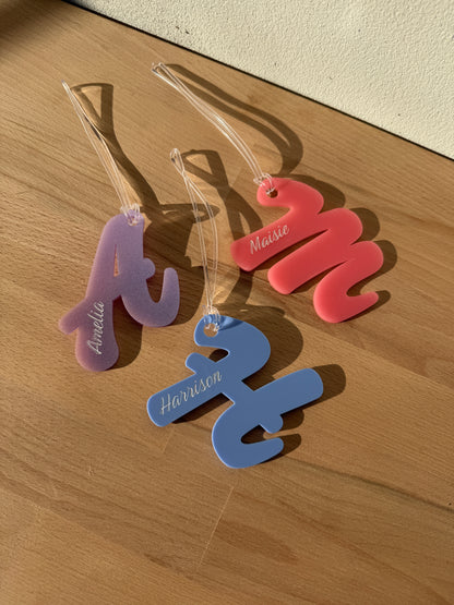 Letter Bag Tags