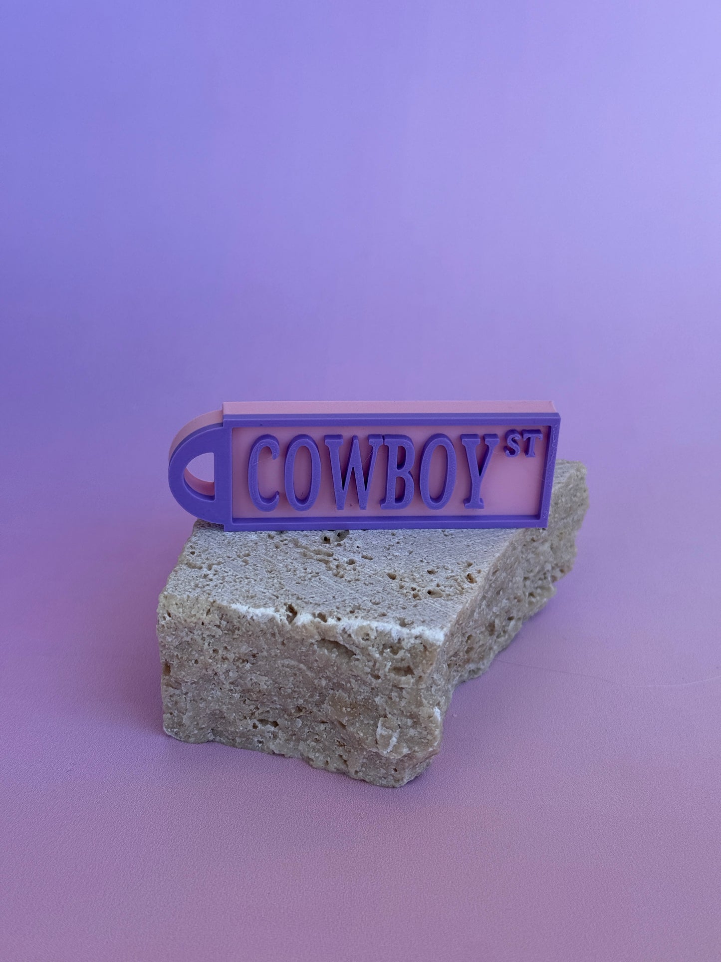 Mini Library Sign Keychain