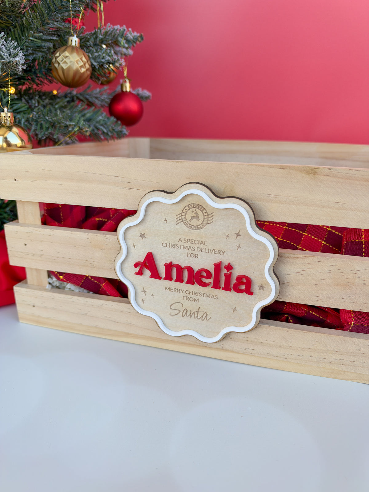 From Santa Christmas Plaque