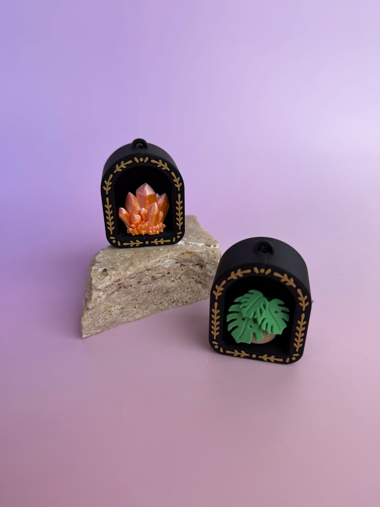 Mini Bookshelf Clicker & Keychain