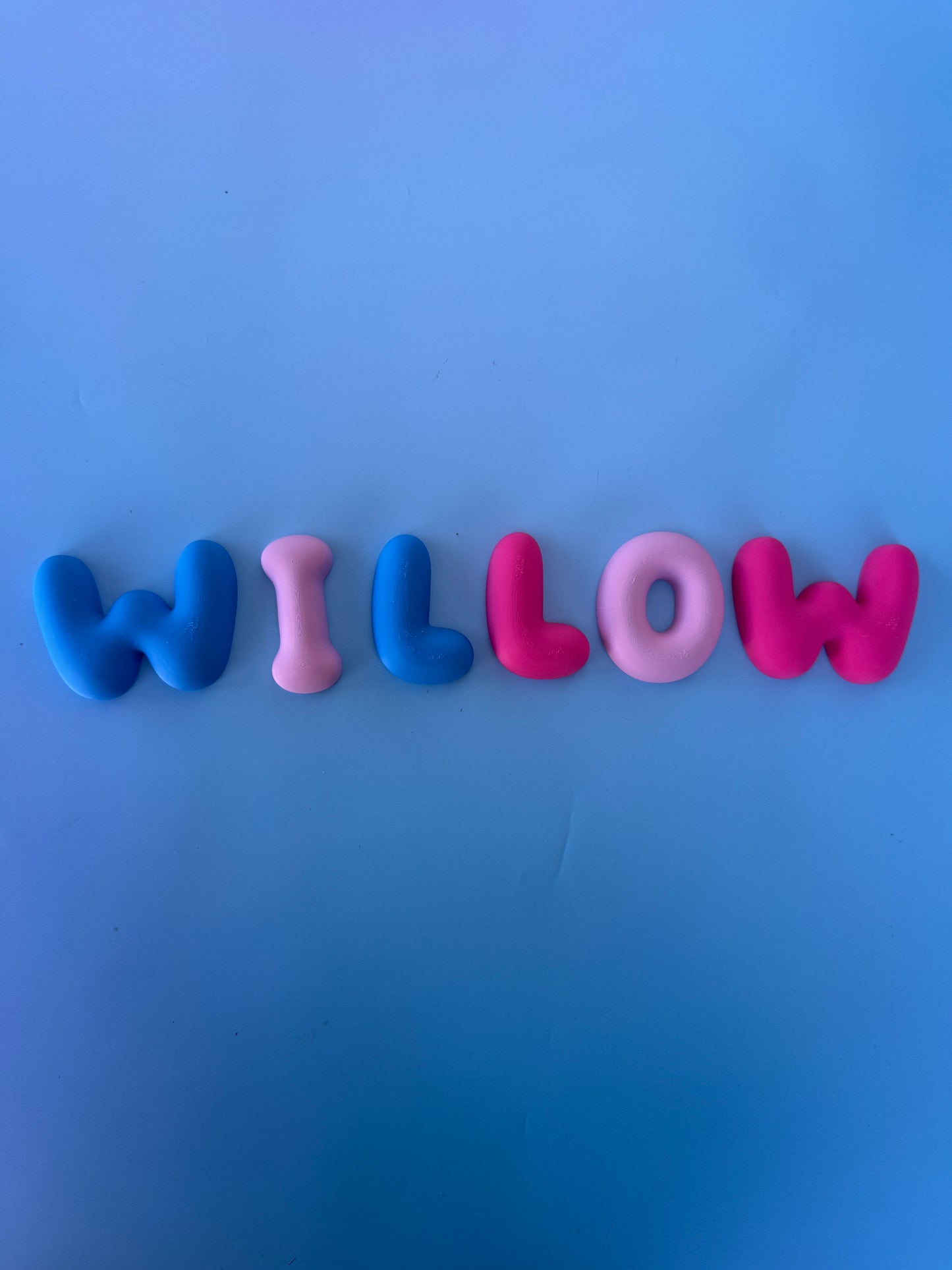 Individual Bubble Letters