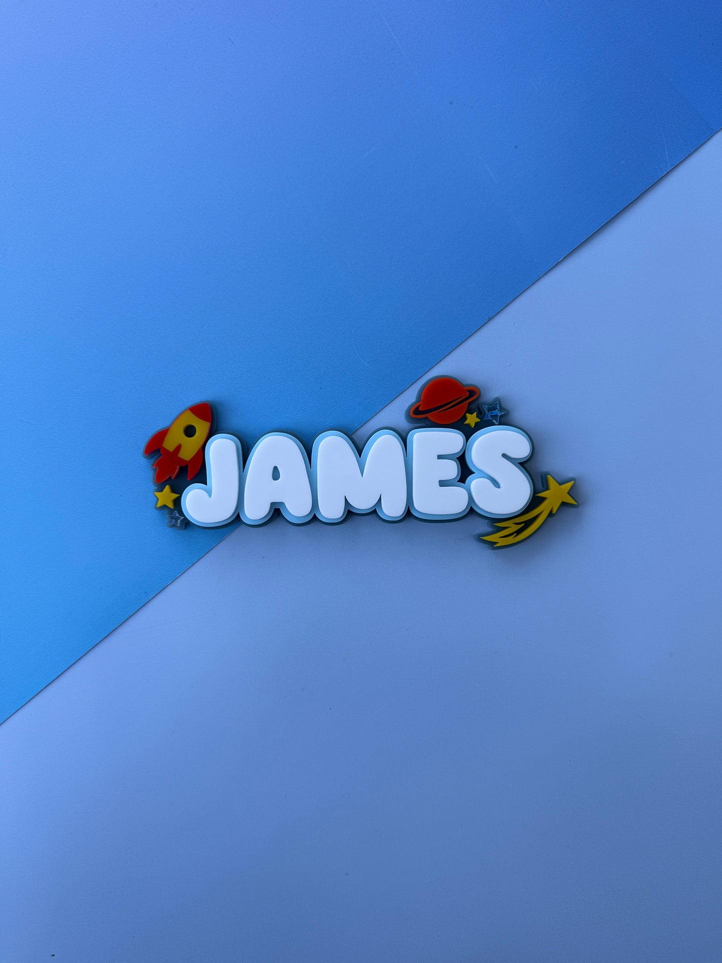 Space Triple Layer Custom Acrylic Name Plaque