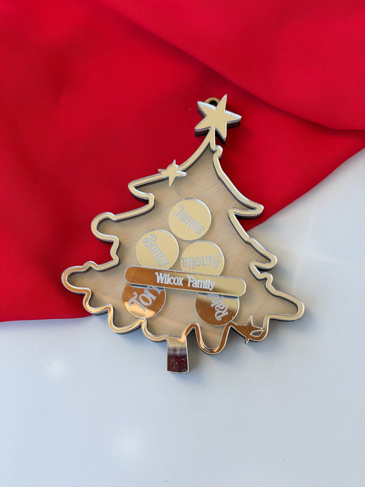 Christmas Family Tree Shaker