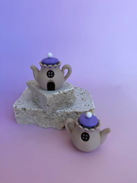 Teacup Cottage Clicker & Keychain