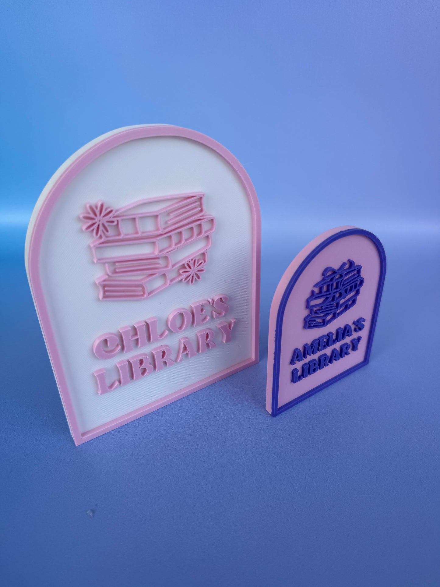 Personalised Library Sign