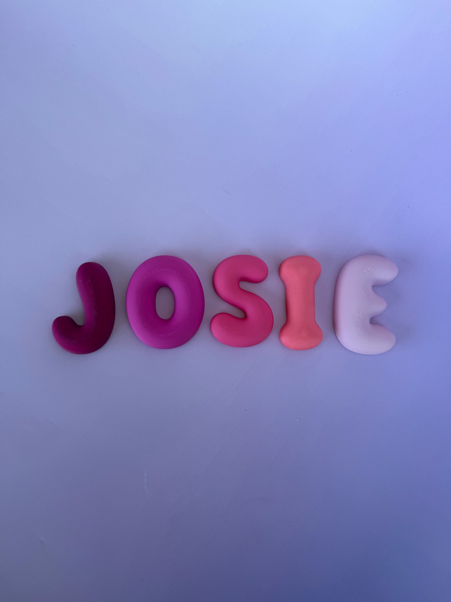 Individual Bubble Letters