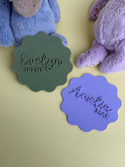Wavy Name Plaque