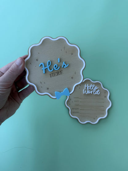 She's Here / He's Here