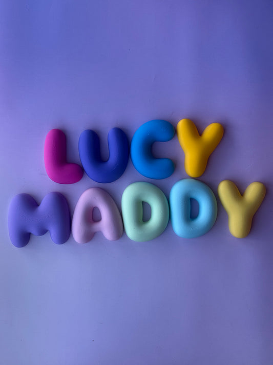 Individual Bubble Letters Large | 10cm