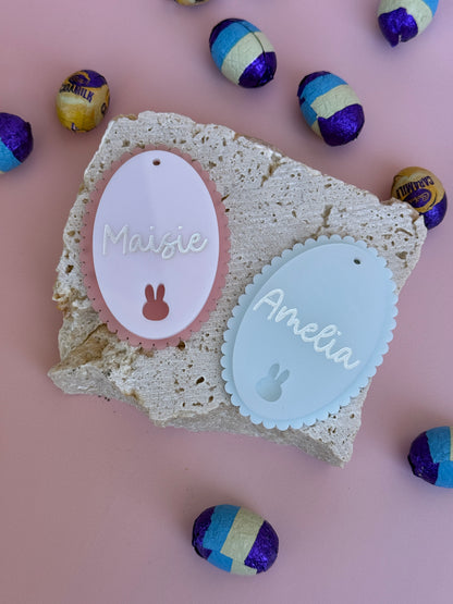 Easter Scalloped Gift Tag
