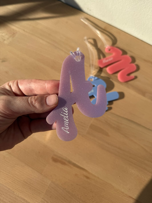 Letter Bag Tags