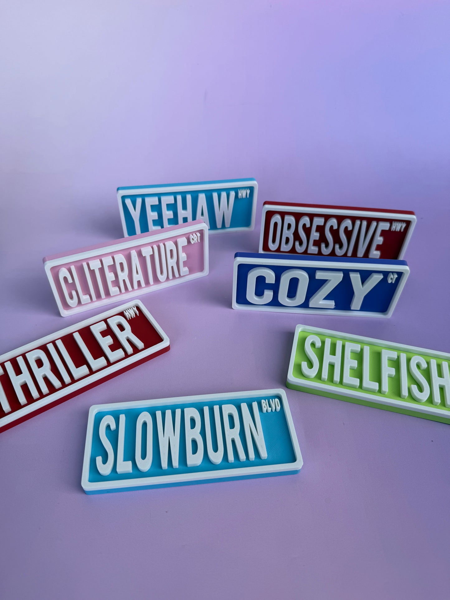 Library Bookish Signs V2