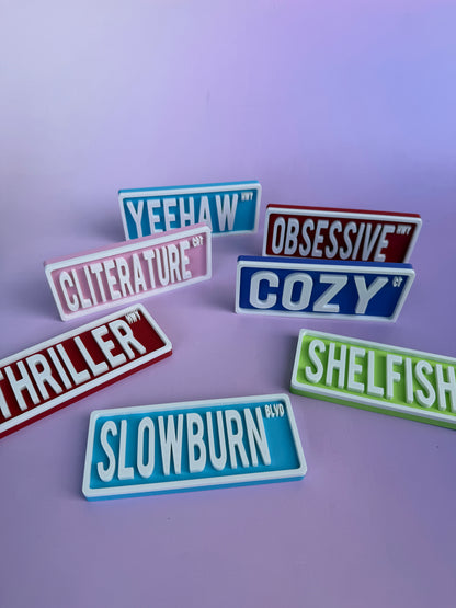 Library Bookish Signs V2