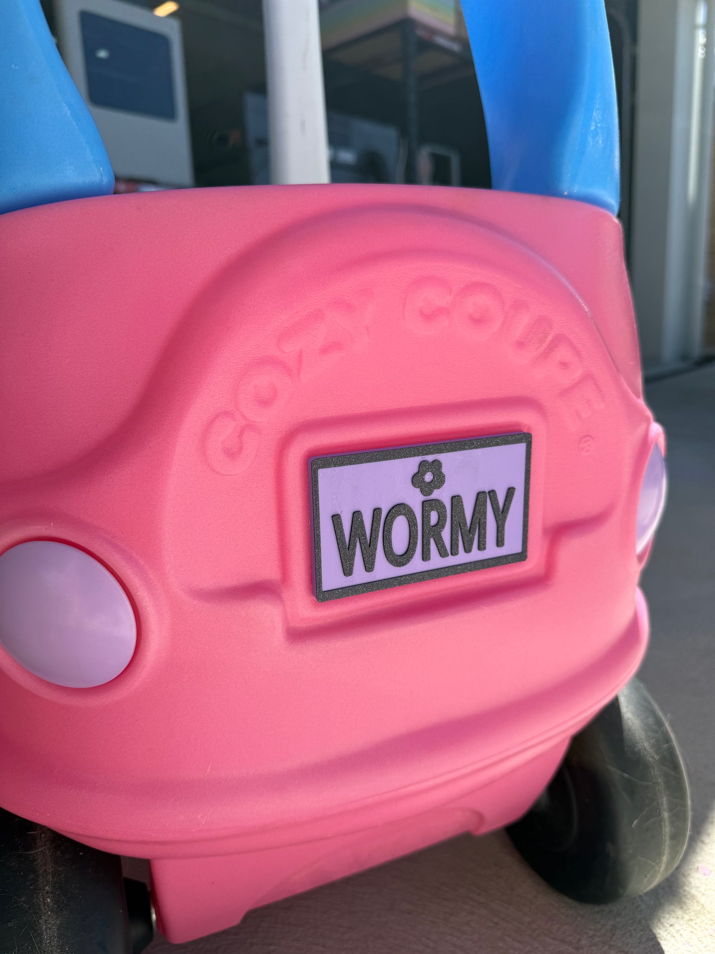 Cosy Coupe Numberplate