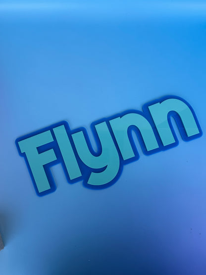 Double Layer Acrylic Name Plaque