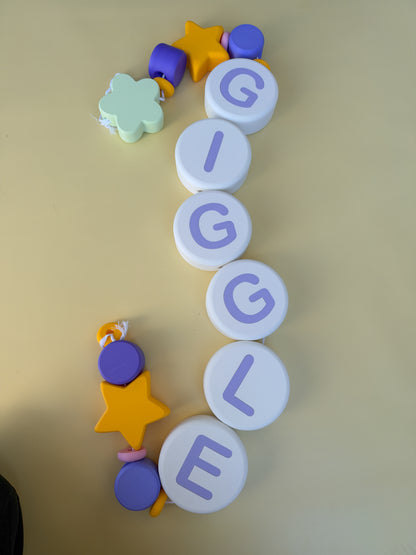 Large Letter Beads Vertical