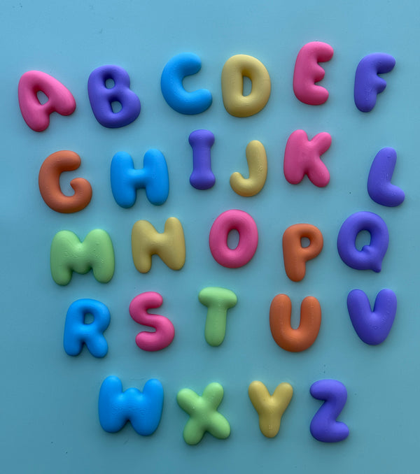 Bubble Letter Alphabet | 4.5cm