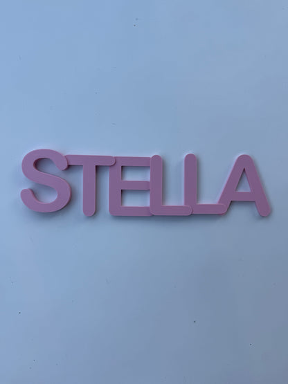 Popping Name Plaque