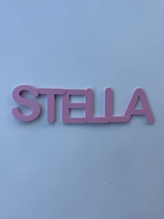 Popping Name Plaque