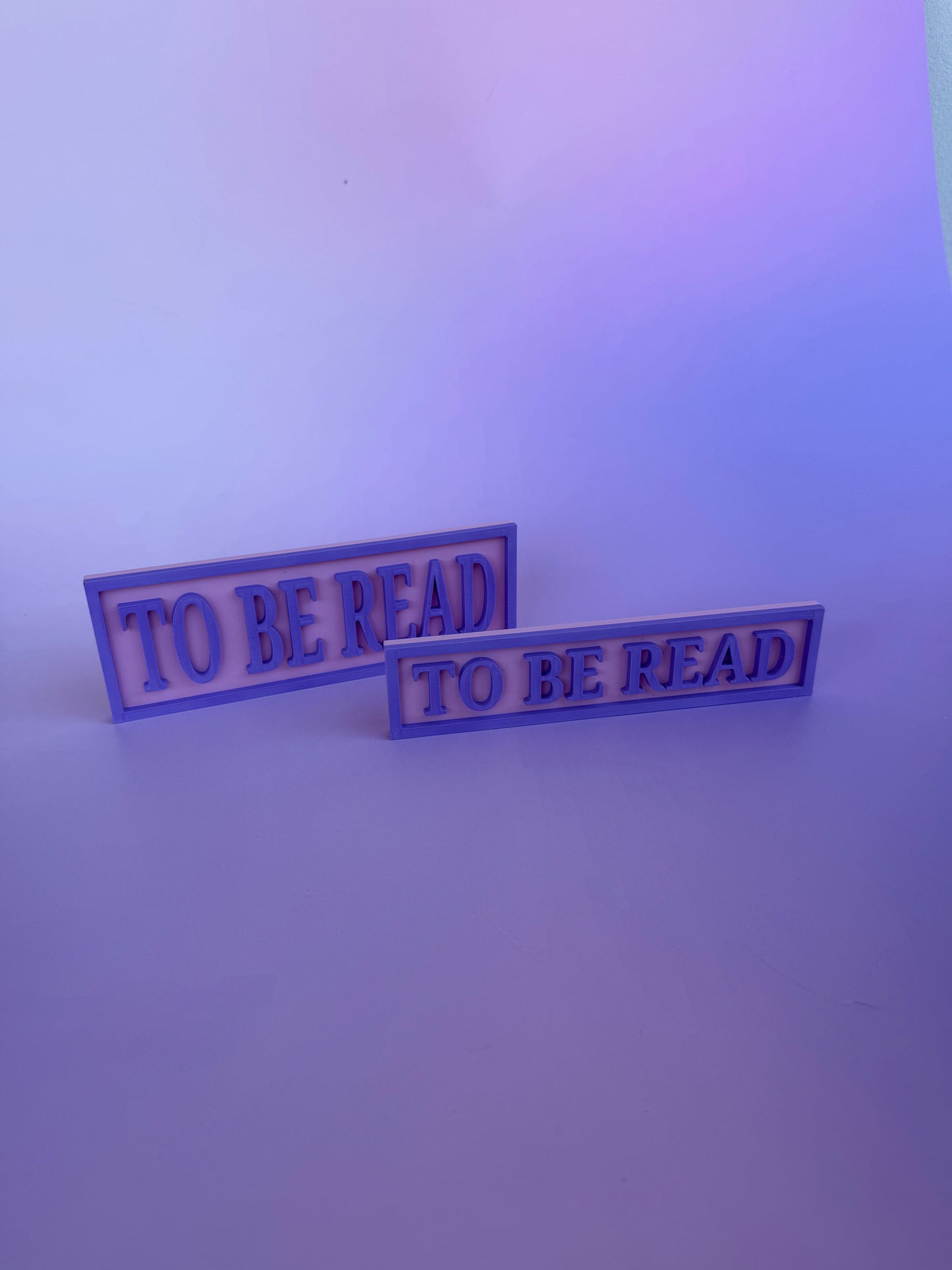 Slimline Library Signs