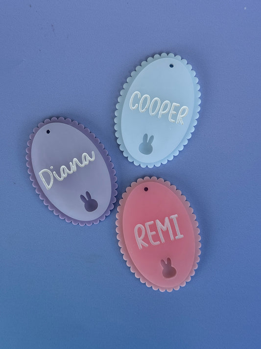Easter Scalloped Gift Tag