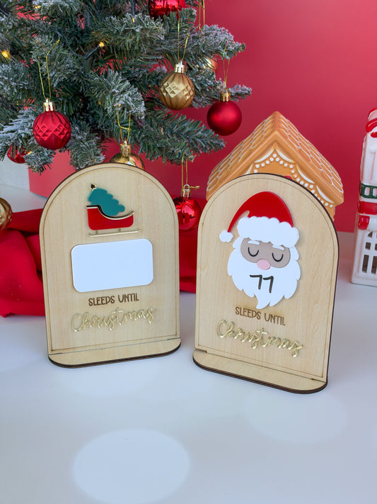 Christmas Countdown Plaque