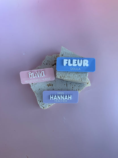 Acrylic Name Badge