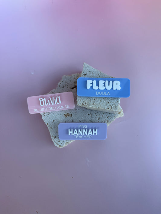 Acrylic Name Badge