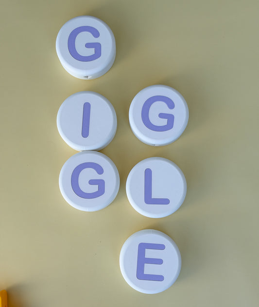 Large Letter Beads Vertical