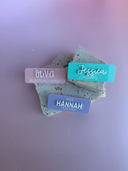 Acrylic Name Badge