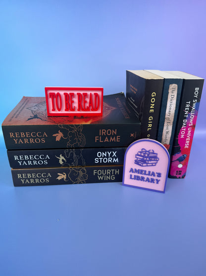 Personalised Library Sign