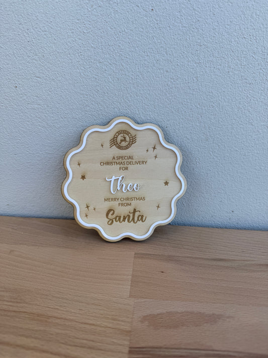 Santa’s Post Plaque