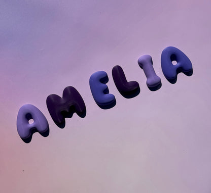 Individual Bubble Letters