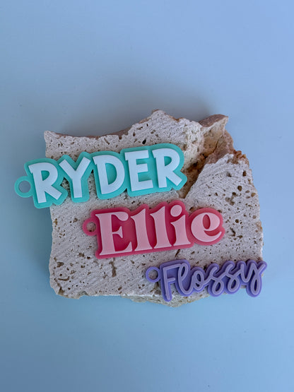 Personalised Name Bag Tags