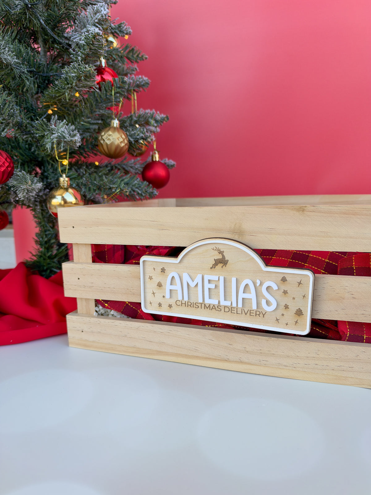 Rectangle Christmas Delivery Plaque