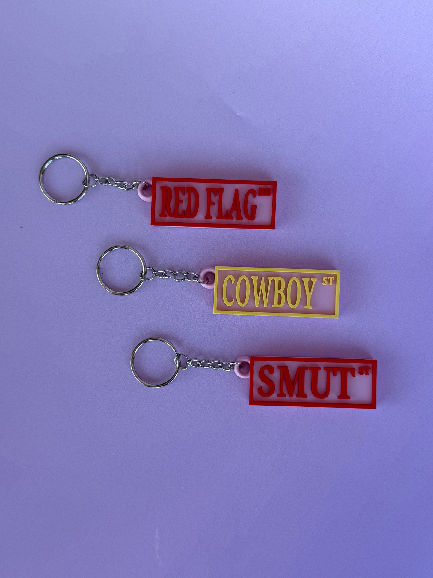 Mini Library Sign Keychain