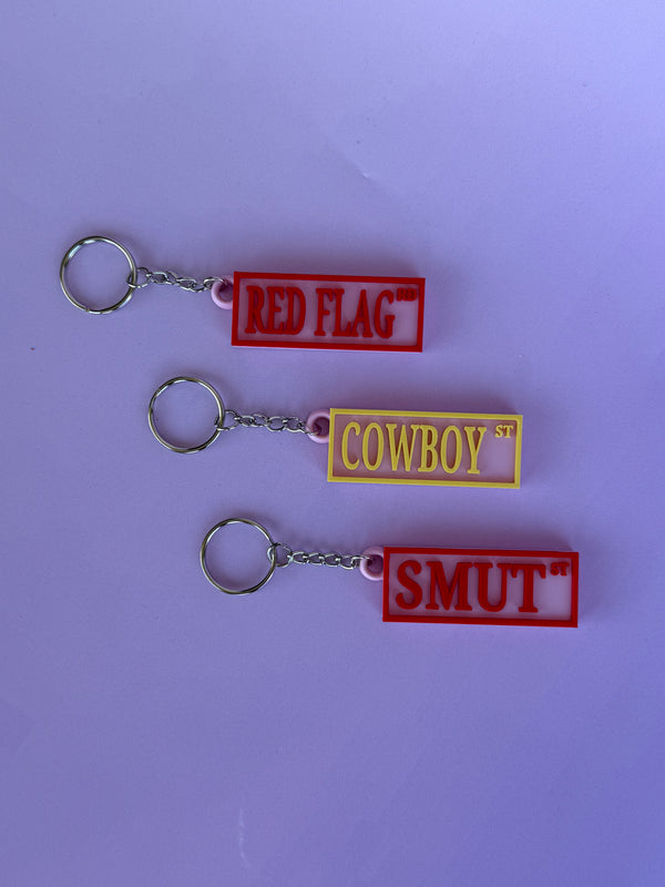 Mini Library Sign Keychain