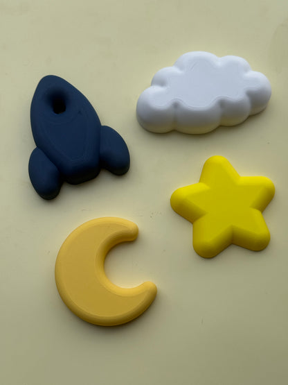 Glossy 3D Wall Decor 10cm