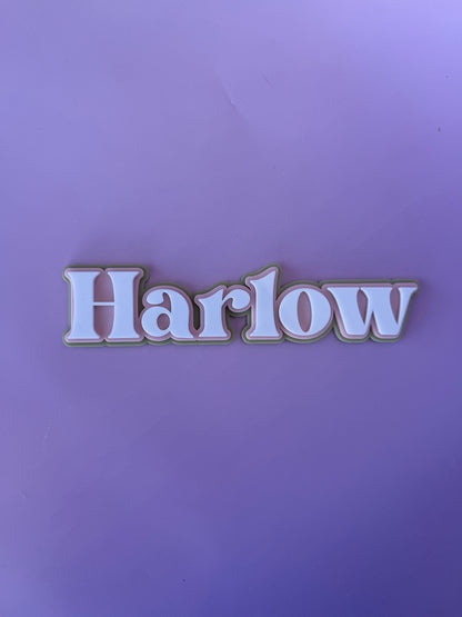 Triple Layer Acrylic Name Plaque