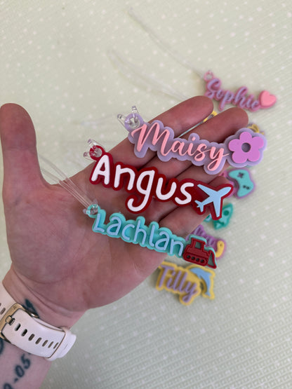 Personalised Name Bag Tags