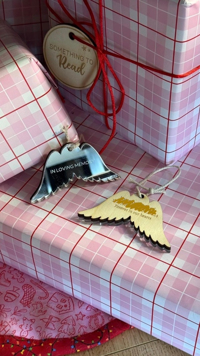 Memorial Angel Wings Ornament