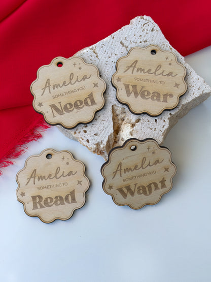 Something To Tags | Squiggle | 4 Set